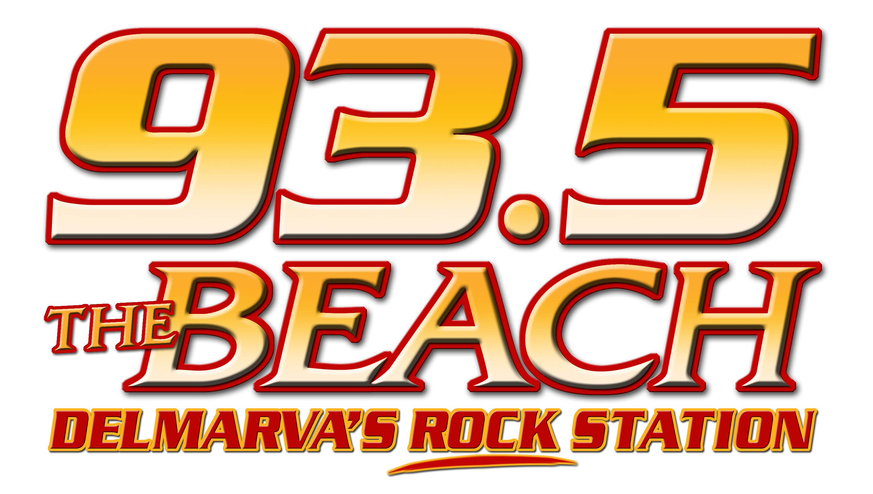 93.5 the beach logo
